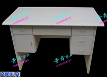 Promotional panel desk modern simple single desk staff office computer desk work space white drawer