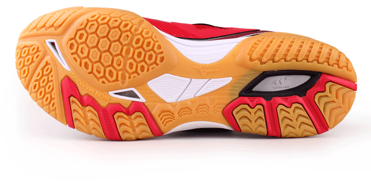 Giải phóng mặt bằng Giày bóng bàn Mizuno Giày nam thoáng khí Giày trượt bàn trượt patin Giày thể thao nam và nữ trong nhà giày thể thao nữ màu đen