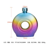 Портативная карманная фляжка для кемпинга, увеличенная толщина