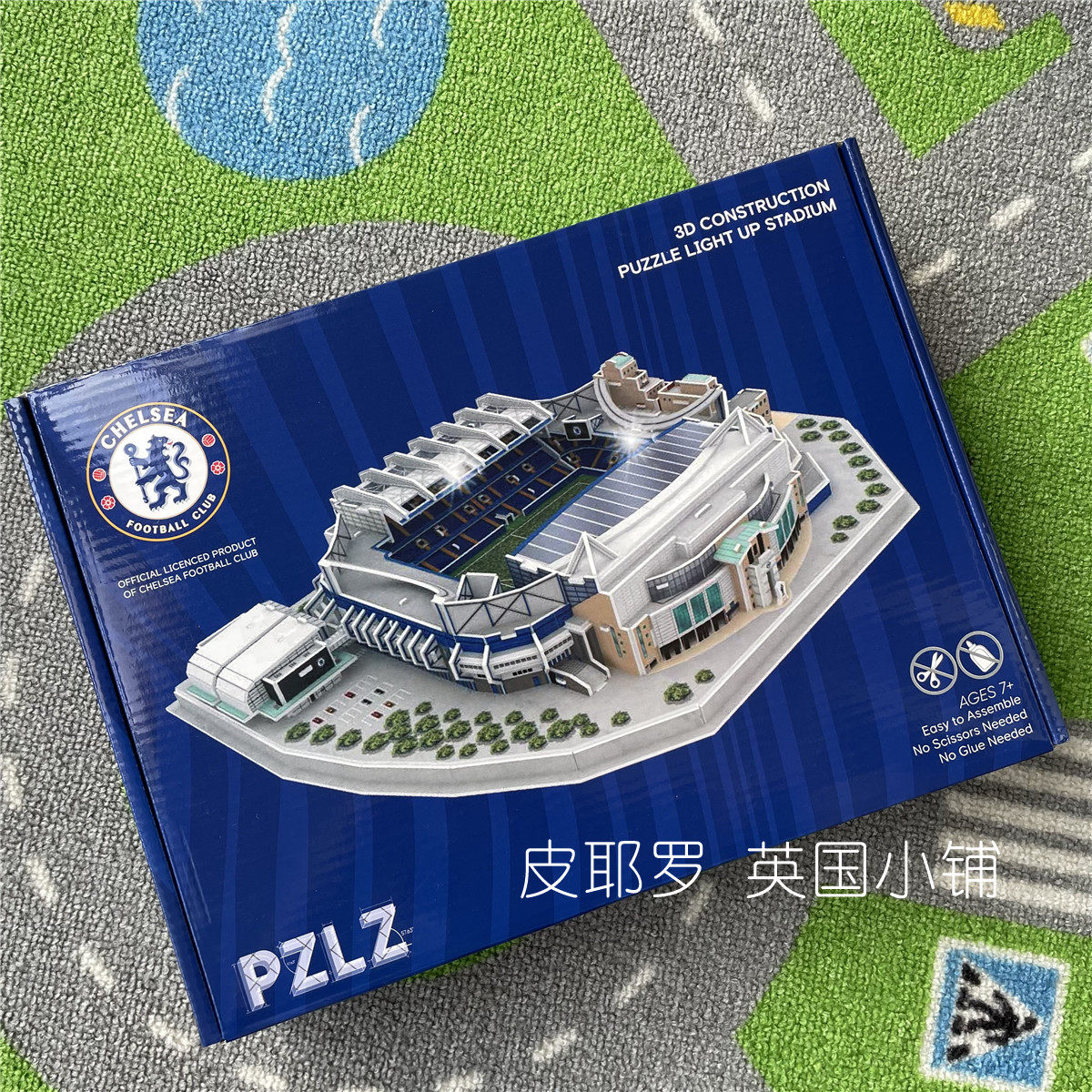 Official genuine Chelsea Stamford Bridge Football Stadium 3D puzzle building block model fan gift