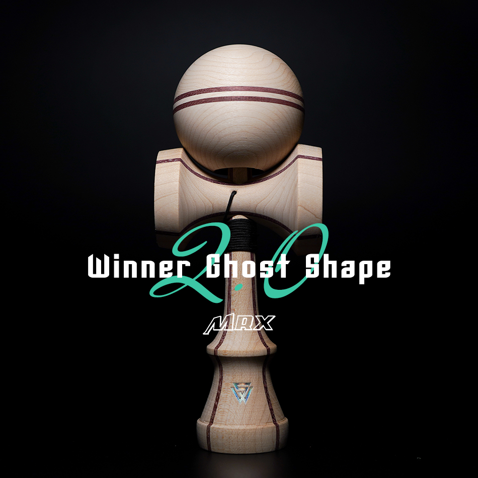 Winner Sword Jade Ghost 2 0 New sword-type pulse sharp three petri dish lacquered high-end collage maple wood Purple Heart Professional KENDAMA