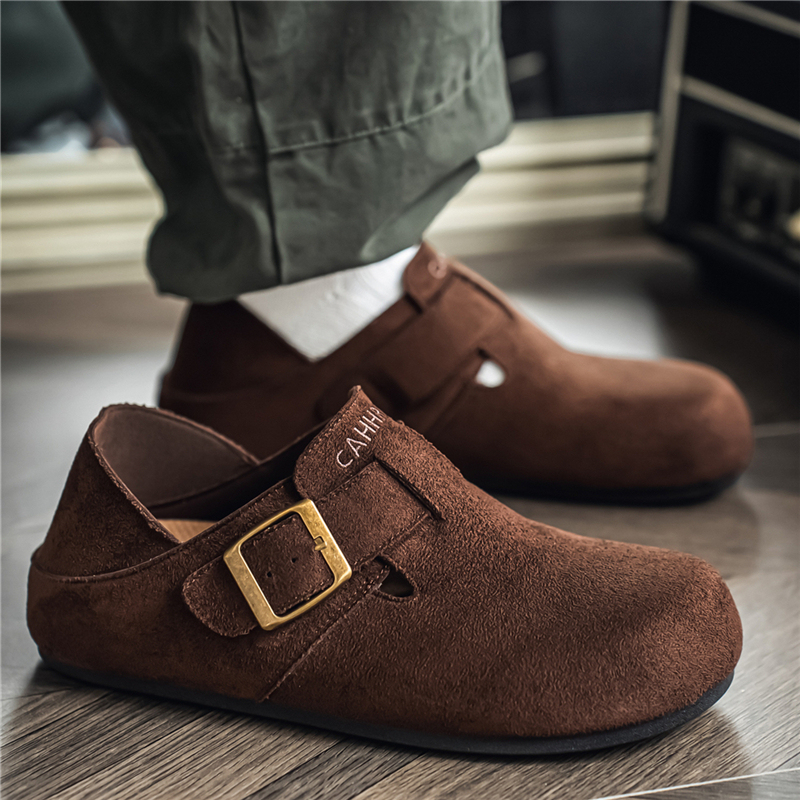 Birkenstock Men's Shoes with Internal Height Increase, Thick-Soled Non-Slip Old Money Style Slip-On Casual Shoes, Soft-Soled Retro Mule Shoes Birkenstock Men's Shoes with Internal Height Increase, Thick-Soled Non-Slip Old Money Style Slip-On Casual Shoes, Soft-Soled Retro Mule Shoes
