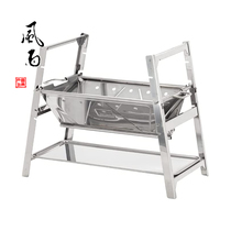Japan Snowpeak Outdoor Stainless Steel Folding Barbecue Grill SR Bonfire desk grill SR ST-021