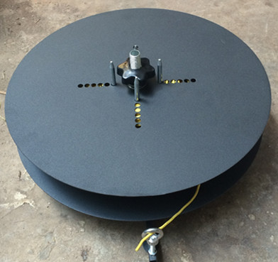 Double disc release wire rack unwinding machine unwinding disc mask nose-beam discharge disc unwinding frame