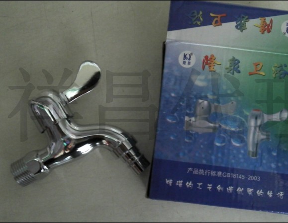 Longquan chrome-plated copper imitation stainless steel faucet washing machine flat mesh filter nozzle faucet 4 minutes 20 6 minutes 25m