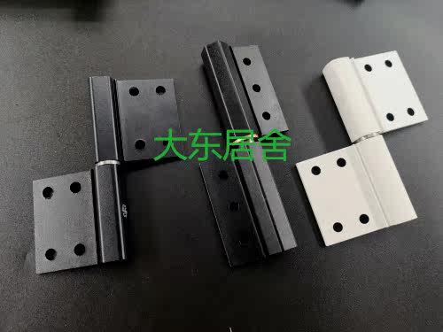 Makeup Room Hinge Hinge BATHROOM DOOR TOILET ALUMINUM HINGE DETACHED ALUMINUM ALLOY LOOSE-LEAF ALUMINUM ALLOY GLASS HINGE