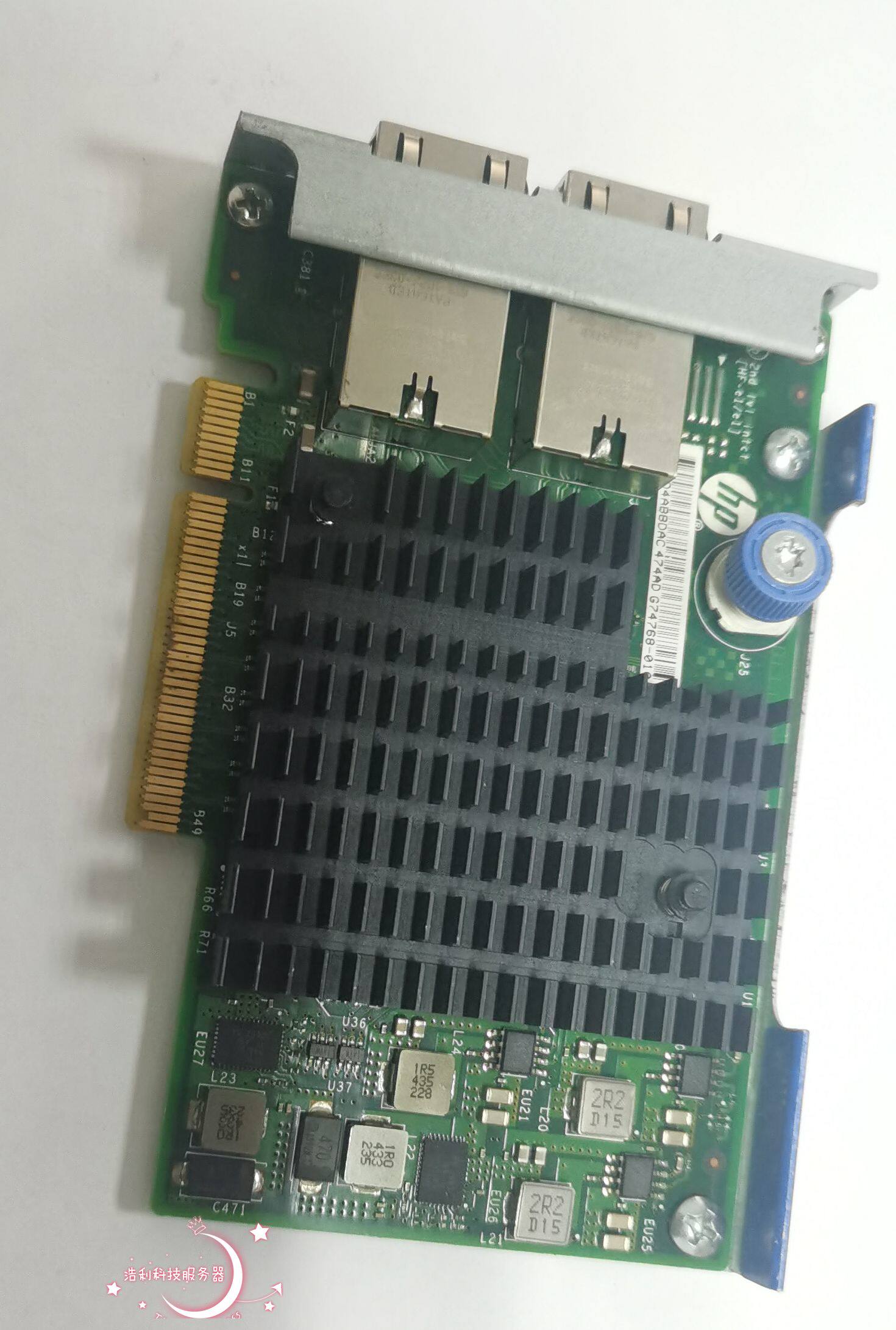 HP HPE 561FLR-T electric port 10,000 trillion network card X540-T2 black group glow soft routing 701525-001