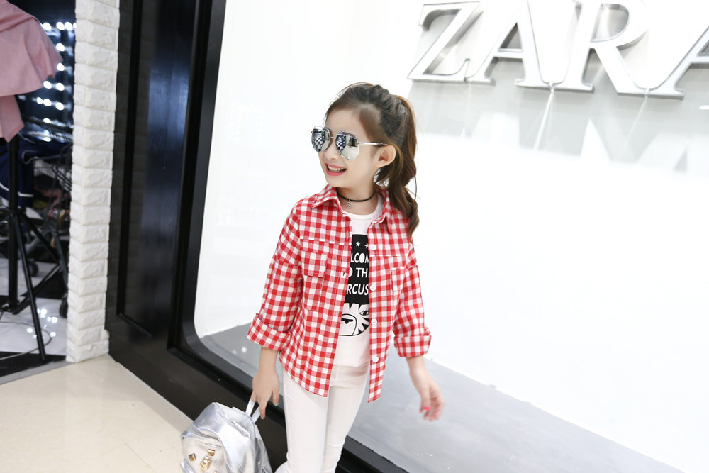 Chemise fille à manche longue - Ref 2085283 Image 8