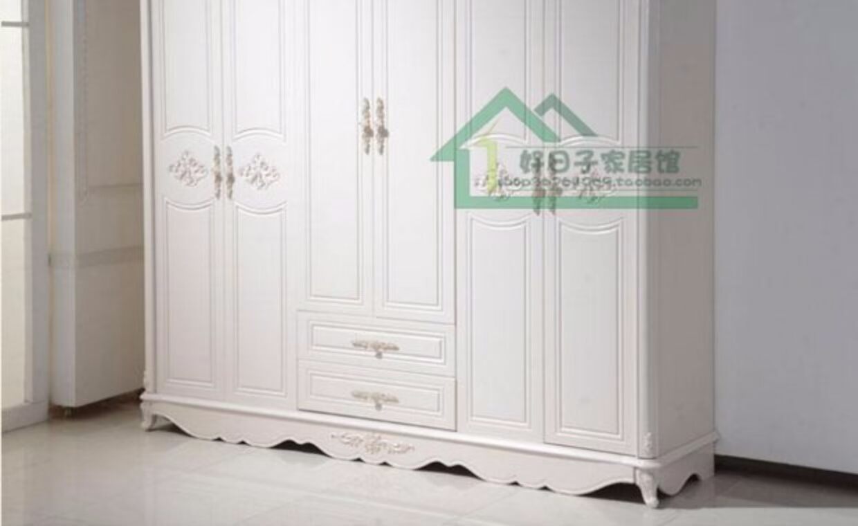 Bộ bàn ghế châu Âu bộ phòng ngủ chính sáu mảnh đặt bộ đồ nội thất giường đôi Hàn Quốc hiện đại tối giản nội thất thông minh cho nhà nhỏ