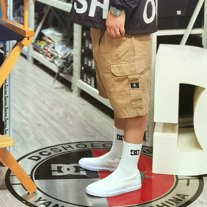 DCSHOECOUSA Men's DC RIPSTOP street multi-bag overalls shorts 50% pants EDYWS03145