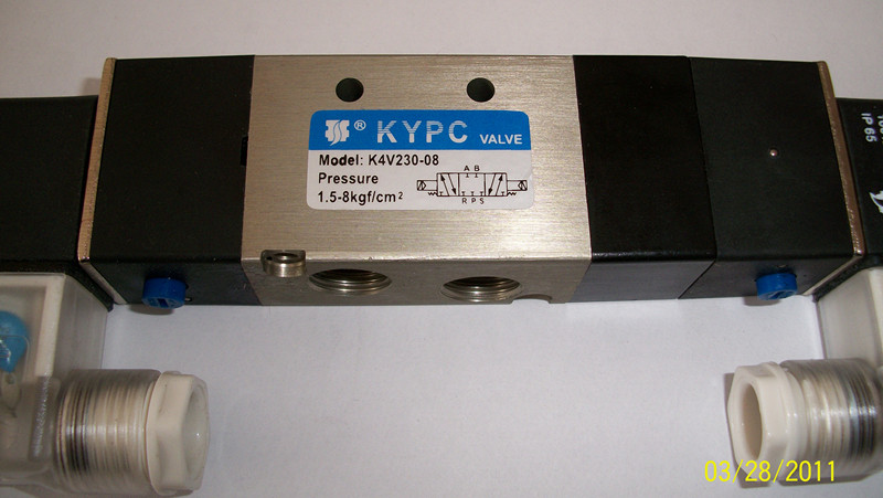Authentic KYPC open source pneumatic solenoid valve K4V230-08, one fake, ten penalties