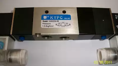 Authentic KYPC open source pneumatic solenoid valve K4V230-08 fake one penalty ten