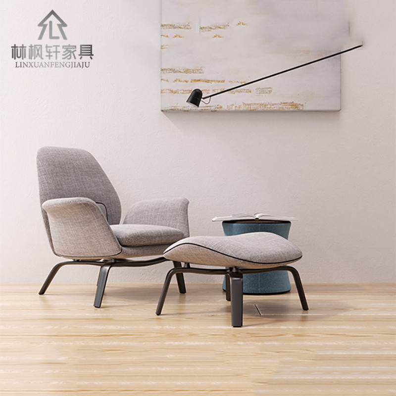 Gilliam armchair Gilliam designer creative casual chair glass fiberglass armchair cloth chair