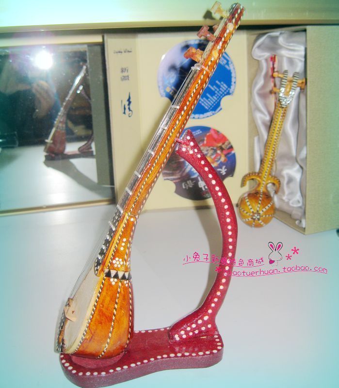Xinjiang monopoly national handicrafts play Boer mini ornaments 30cm musical instrument model decoration promotion