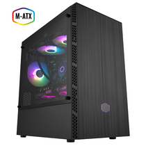 Cool and cold supreme wisdom pupil MB400L tempered glass side through computer console game water cooling chassis matx motherboard