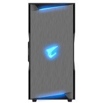 Technology Carver card C300 GLASS RGB light glass side permeable cold desktop computer host box