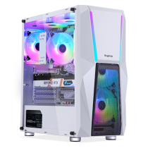 Xin Gu Genwu Reloaded Version White Desktop Computer Case Matx Motherboard Silent Glass Power