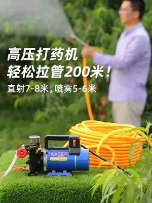 Agricultural 12V high pressure water pump car wash water pump self-priming pump high pressure spray machine double cylinder plunger hit Orchard water pump