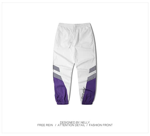 Loose street street street thời trang bf chùm chân overalls nhiều túi mùa hè lỏng lẻo quần thể thao hip-hop giản dị nam và nữ quần áo thể thao