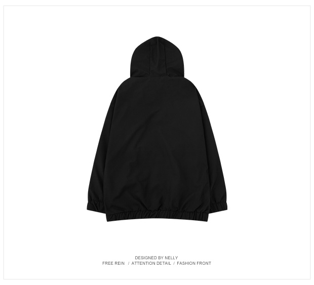 Áo công cụ đất đơn nam và nữ 2018 xuân hè thu đông oversized áo khoác mỏng ngắn trùm đầu phiên bản Hàn Quốc mới áo khoác gió nam 1 lớp