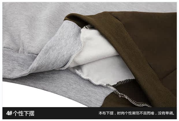 18AW retro đôi thủy triều thương hiệu hip hop màu khâu chữ áo len nam và nữ đôi áo khoác nước thủy triều quá khổ hoodie đen