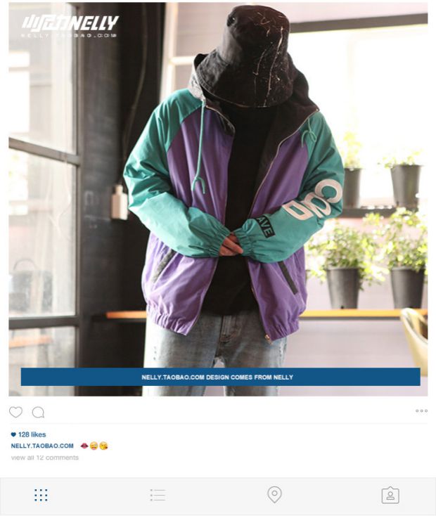 Cặp đôi mẫu mùa thu áo khoác màu tương phản in siêu lửa thương hiệu thủy triều hip hop lỏng lẻo phần mỏng bf áo thể thao áo gió 1 lớp