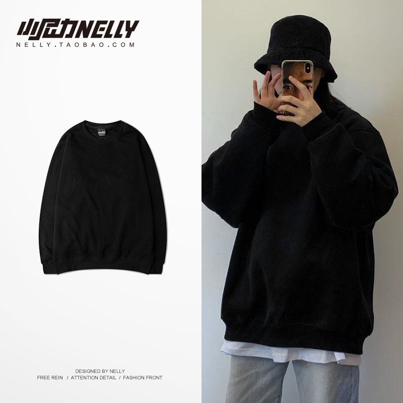 Sweater men and women in Han Edition loose long sleeved autumn couple wearing hat autumn couple sweater bf wind