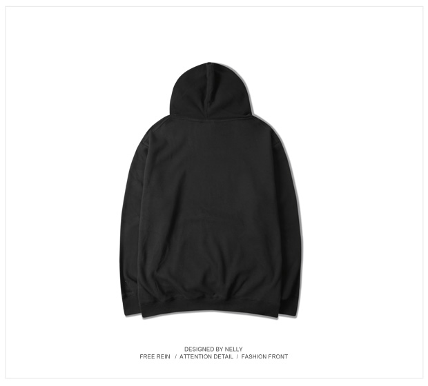 ULZZANG net đỏ Hàn Quốc hip hop đường phố nam và nữ mới mùa thu và mùa đông đầu phong cách Mỹ cộng với áo len nhung cắt rời hoodie đôi