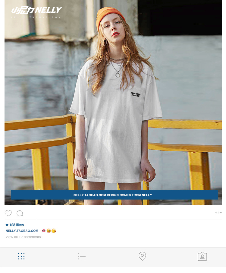 Mùa hè 2018 mới đầy đủ trở lại graffiti in chữ T-shirt cá tính xu hướng nam tròn cổ áo ngắn tay yêu thích nam nữ thời trang nam