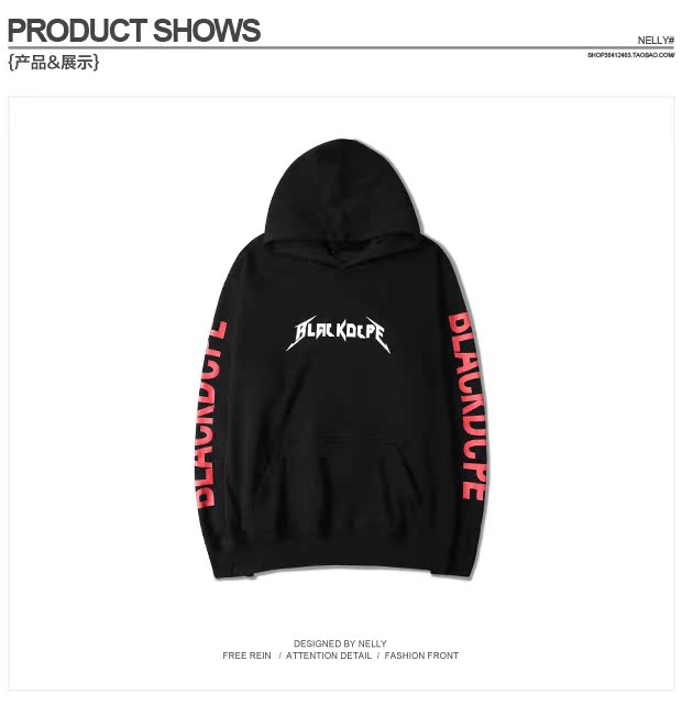 Ulzzang 2018 đường phố cao trùm đầu lỏng lẻo retro Harajuku tối hip hop áo len nam và nữ áo khoác hoodie zip