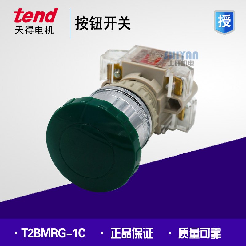  tend big head push button switch 22mm T2BMR T2BMRR-1C T2BMRG-1C