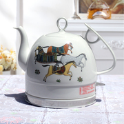ấm sắc thuốc bắc Ấm đun nước điện châu Âu gốm cao cấp retro ấm đun nước gia đình đun sôi nước ấm trà tự động tắt nguồn 1L - ấm đun nước điện ấm siêu tốc xiaomi