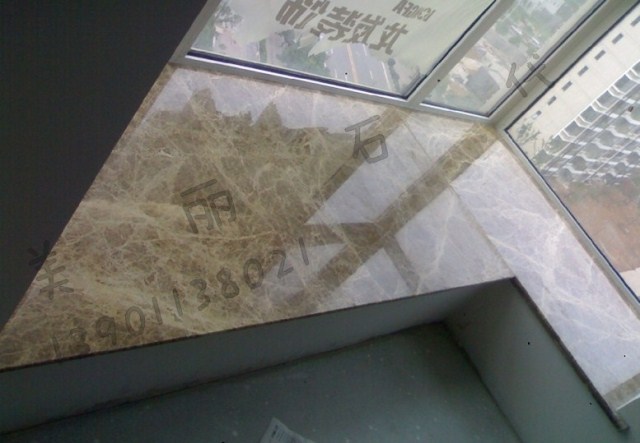 Marble Window Sill Light Brown Net Natural Marble Countertop Bay Window Cross Door Stone Door Cover Window Frame Circle Edge