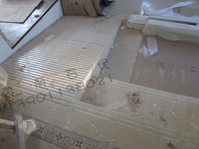 Natural marble stair tread stone steps stone steps marble anti-slip step stone machine planing non-slip ground