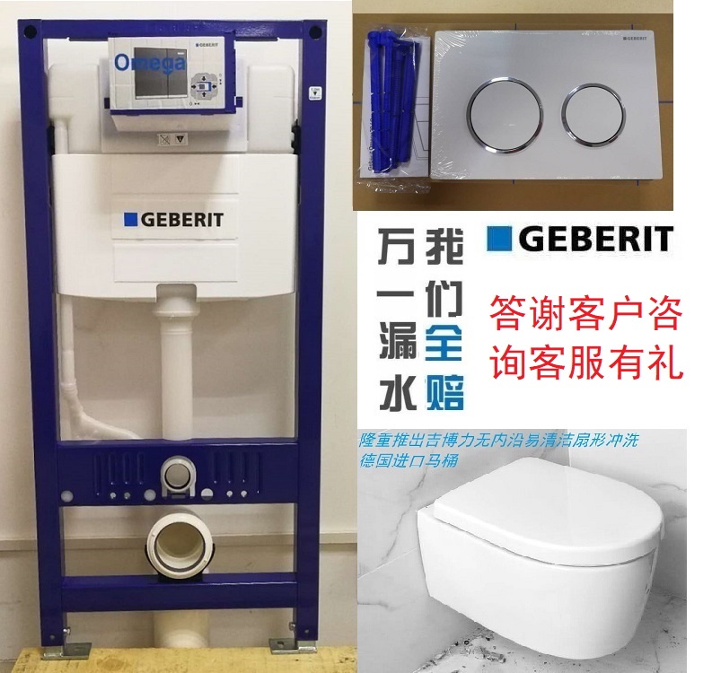 Geberi GEBERIT into the wall to hide the water tank without inside along the German imported wall hanging toilet package OMEGA Aike
