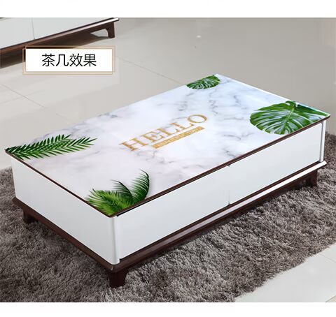 Bàn cà phê khăn trải bàn không thấm nước chống dầu chống vảy dùng một lần PVC pha lê mềm thủy tinh bàn mat phòng khách dày Bắc Âu - Khăn trải bàn khăn trải bàn vuông