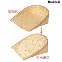 STIRI -FRIED POPCORN MAGIS PORPS Сцены Талант Party Partice Percovered Raw Buds of Rice Flower Dustpan Show