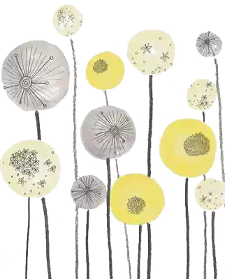 手绘蒲公英唯美蒲公英花卉卡通花草背景插画png免扣素材 手绘蒲公英唯美蒲公英花卉卡通花草背景插画png免扣素材