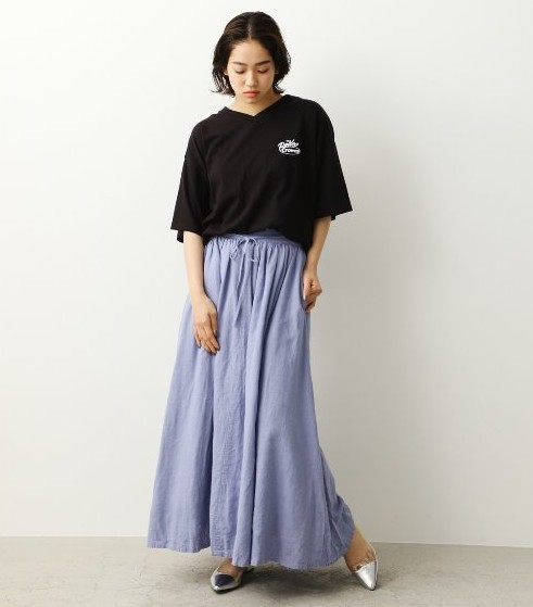 2020 Japanese New List Moses under the comfort of the silk hemp women half skirt