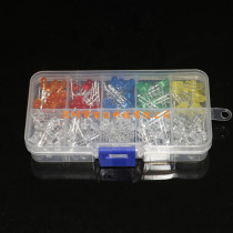 200 5mm red yellow orange and blue transparent LED round LED set