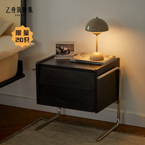 B-boat Tsukiji Nordic full solid wood modern minimalist mini-size mini-bed head cabinet bedroom shelve storage lockers