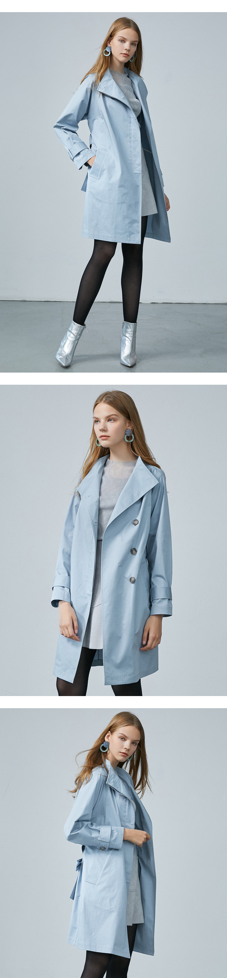 Trench pour femme GLORIA    en Coton - Ref 3227218 Image 15