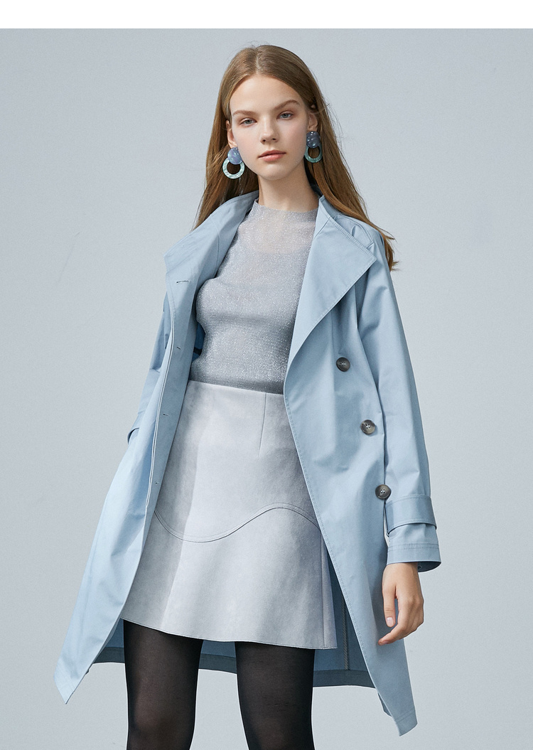 Trench pour femme GLORIA    en Coton - Ref 3227218 Image 8