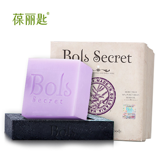 葆丽匙 薰衣草淡印手工皂120g 洁面皂 补水保湿 控油去痘印祛痕