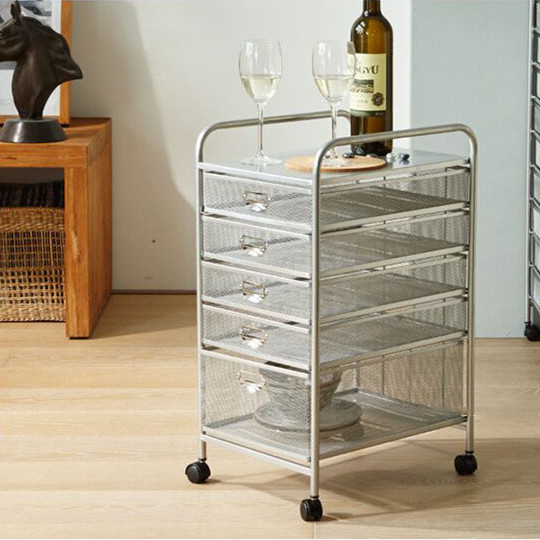 Universal wheel drawer file cart office cabinet file cabinet file cabinet storage cabinet table side cabinet A3 paper 5 6 drawer