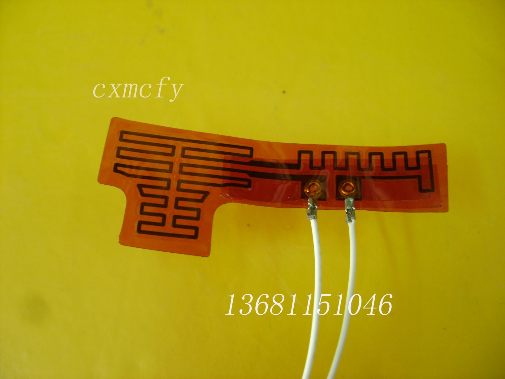 Flexible heating film Heating film Polyimide heating film Lightweight thin heater 27*70