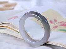 Xinjiang and Tian Gao goods Half Smoke Purple Womens Bracelets Jewelry Jade Bracelet Live Selection and Appraisal Certificate