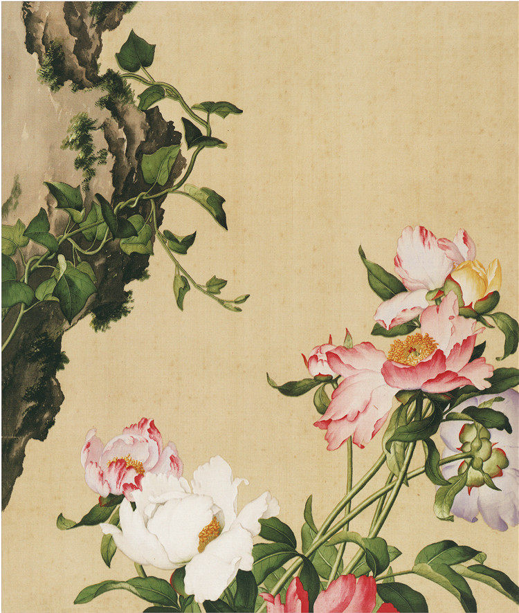 郎世宁高清微喷画宫廷国画复古怀旧艺术挂画玄关客厅装饰-Taobao-Tmall