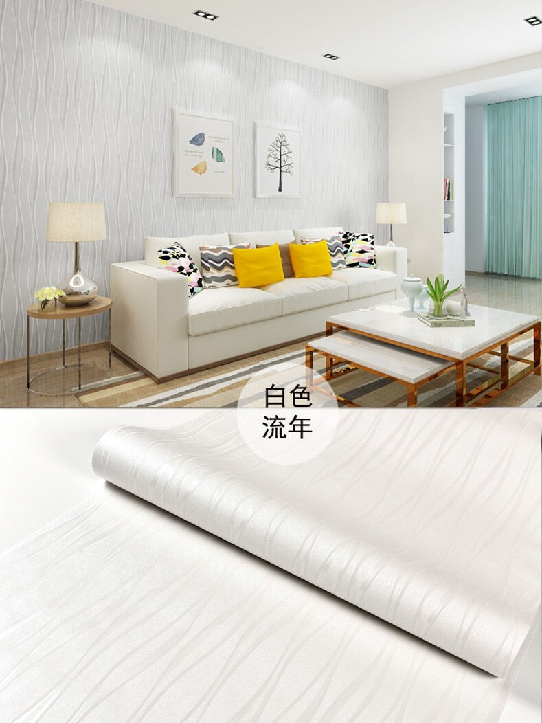 Thickened waterproof 3d three-dimensional wall stickers warm bedroom living room dormitory wallpaper self-adhesive wallpaper self-adhesive blue stickers