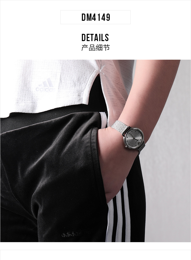 Adidas Adidas nữ phù hợp với mùa đông 2019 mới giản dị cổ áo đứng áo khoác chân quần quần bó sát bộ quần áo gió the thao nam mùa đông